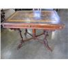Image 1 : ANTIQUE IN LAID DINING TABLE