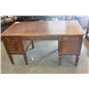 Image 1 : ASHLEY FLOOR MODEL CHERRY FINISH EXECUTIVE DESK RETAIL $1489