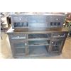 Image 1 : ASHLEY FLOOR MODEL 2 PIECE CONSOLE, DISTRESSED WITH POWER RETAIL $1712