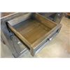 Image 3 : ASHLEY FLOOR MODEL 2 PIECE CONSOLE, DISTRESSED WITH POWER RETAIL $1712