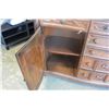 Image 3 : ASHLEY FLOOR MODEL HIGHLY CARVED MAHOGANY SERVER, MISSING ONE DOOR, RETAIL $2262