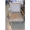 Image 2 : NEW MODERN ASHLEY WOOD FRAMED ACCENT CHAIR, REMOVABLE CUSHIONS, RETAIL $869