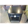 Image 2 : NEW MORGAN FURNITURE BLACK ONE DRAWER ENDTABLE RETAIL $429