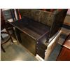Image 3 : PAIR OF NEW ULTRA MODERN DARK WOOD GRAIN 2 DRAWER NIGHTSTANDS