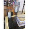 Image 2 : WICKER COLOURED PICNIC BASKET AND METAL WIRE PATIO LIGHTS