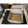 Image 3 : WICKER COLOURED PICNIC BASKET AND METAL WIRE PATIO LIGHTS