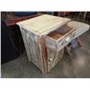 Image 2 : RUSTIC 1 DRAWER NIGHTSTAND