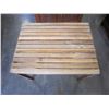 Image 2 : SLAT WOOD PATIO END TABLE