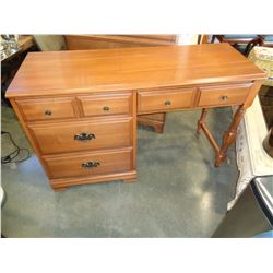MAPLE 4 DRAWER PEDESTAL DESK