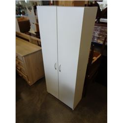 WHITE 2 DOOR CABINET