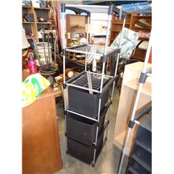 LOT OF 2 CLOSET ORGANIZERS