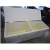 Image 2 : LARGE WHITE STORAGE BENCH