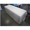 Image 3 : LARGE WHITE STORAGE BENCH