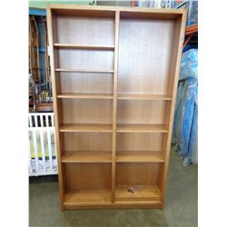 7FT TALL DOUBLE BOOKSHELF