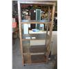 Image 2 : ASHLEY FLOOR MODEL DISTRESSED LOOK 6 FOOT BOOKSHELF RETAIL $499