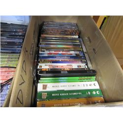 BOX OF ASSORTED DVDS