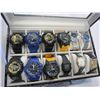 Image 3 : BLACK CASE OF 12 WATCHES
