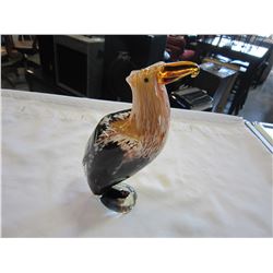 HEAVY ART GLASS EAGLE NO CHIPS