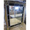 Image 3 : LEADED GLASS MIRRORED PANEL