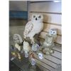 Image 1 : COLLECTION OF OWL FIGURES