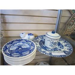 LOT OF DELFT BLUE CHINA