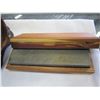 Image 2 : BARREL COIN BANK AND SMITH SHARPENING STONE IN CASE