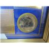 Image 2 : PRINCESS DIANA MEMORIAL PLAQUE 22KT GOLD CARDS AND SILVER COIN