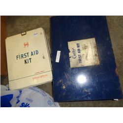 2 VINTAGE FIRST AID KITS