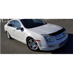 2006 FORD FUSION, WHITE SEL, LEATHER 320,XXXKM MODIFIED COLD AIR INTAKE, MAGNAFLOW EXHAUST, STABILIZ