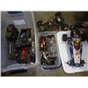 Image 1 : CLEAR TOTE OF HIGH END RC CARS, PARTS, AND ACCESSORIES