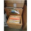 Image 1 : BOX OF RECORDS AND 45s