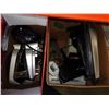 Image 1 : BLENDER, GEORGE FOREMAN GRILL, KITCHEN ITEMS, AND KETTLE