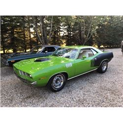 3:00PM SATURDAY FEATURE 1971 PLYMOUTH BARRACUDA 383 SHAKER ROTISSERIE RESTORATION