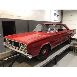 3:30PM SATURDAY FEATURE REAL DEAL HEMI! 1966 DODGE CORONET 500 426 CID V8 RED ON RED HEMI MATCHING N