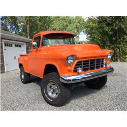 4:00PM SATURDAY FEATURE 1955 CHEVROLET 3100 4X4 CUSTOM