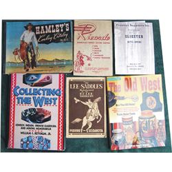 saddle catalogs:  1950 Hamley, 1931 Ricardo, 1934 Lee Saddlery