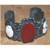 Image 1 : signed Indian made silver bracelet