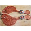 Image 1 : tooled spur straps