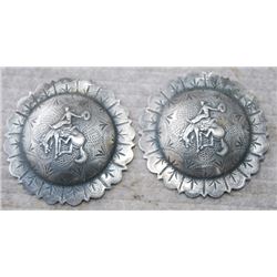 2 1/2" bucking horse conchos