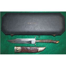 Col Wm F Cody knife in case, IXL Sheffield, England