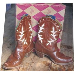 1940-50's Acme inlaid boots