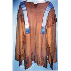 beaded deer skin shirt