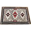 Image 1 : Navajo blanket 38" x 57", shows both lazy lines