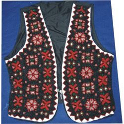 Blackfoot full beaded vest