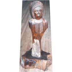 unique wood carved Indian art piece