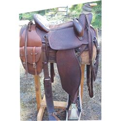 Sandy Saddlery, Burns, OR custom made saddle