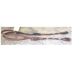 silver bucking horse headstall