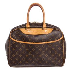 Louis Vuitton Monogram Canvas Leather Deauville Doctor Bag