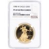 1988-W $50 American Gold Eagle Gold Coin NGC PF69
