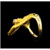 Image 3 : 18KT Yellow Gold Ring